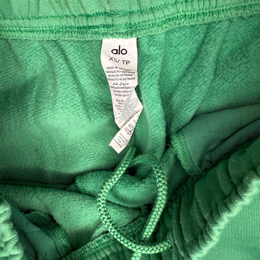 ALO Yoga Unisex Accolade Sweatpants in Lettuce - Picture 3 of 5